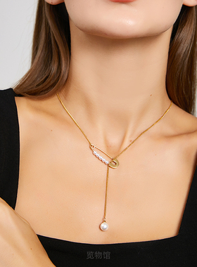 珍珠项链女ins冷淡风简约气质潮