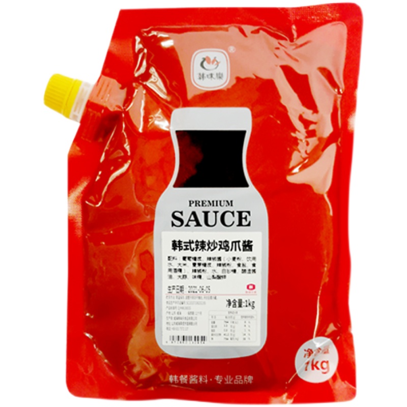 韩味乐韩式拌饭辣炒年糕鸡爪烤肉嫩豆腐汤大酱汤火锅酱1kg*10整箱 - 图3