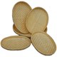 Dustpan handmade bamboo weaving products drying tray
