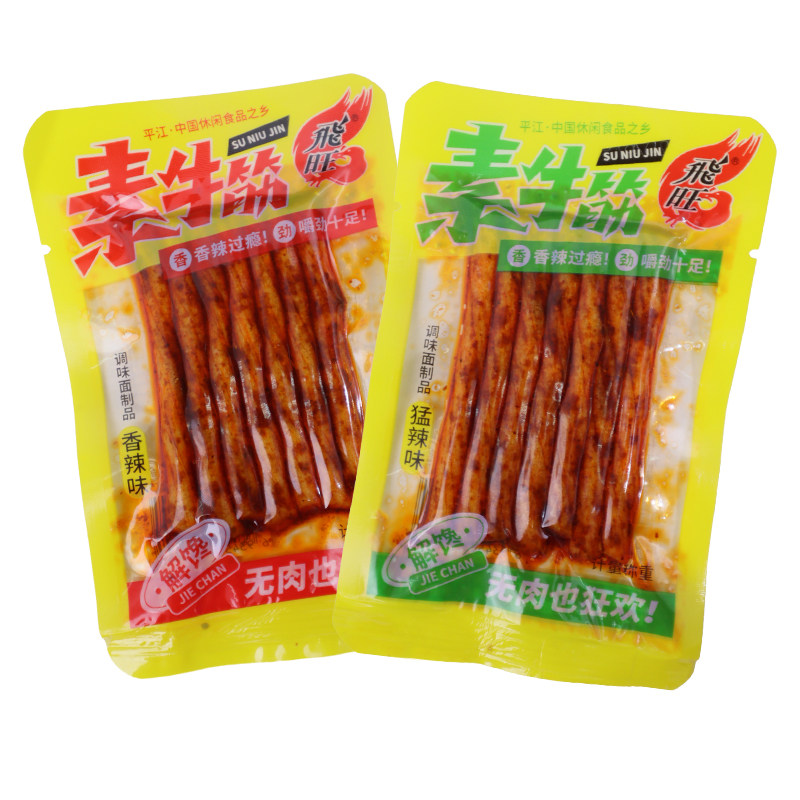 飞旺素牛筋辣条25g*5包