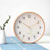 2023 days style hanging bell restaurant living room home minimalist clock modern log wind hanging wall clock muted free of punch