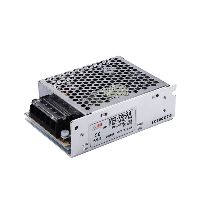 明纬MS-75W-24V3A LED驱动开关电源220V转DC5V 12V6.3A直流变压器 - 图3