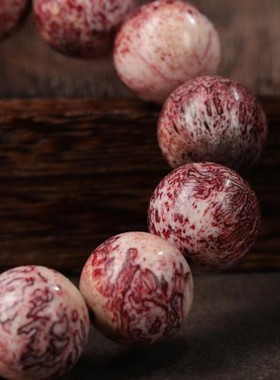 天然头盖骨三界手串佛珠链鹿保真