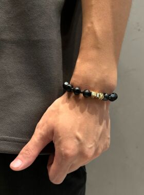 ONEPART淘金者钛钢大理石手链