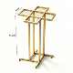 Wheeled multi-layer table tennis racket display storage rack