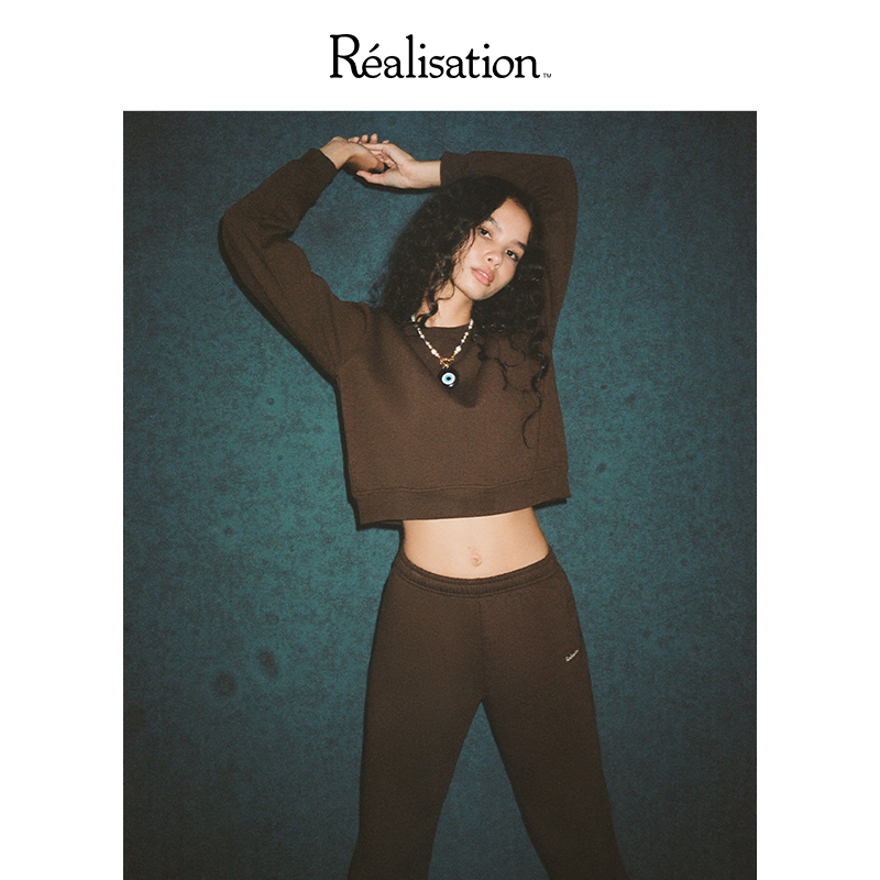 RealisationPar 卫裤休闲运动纯色秋季新品Chocolate Sweatpants - 图0