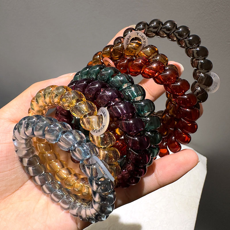 大号电话线发圈黑色加粗头绳女扎头发高马尾橡皮筋高弹力发绳皮套,淘宝优惠券,粉丝福利购,淘宝优惠卷