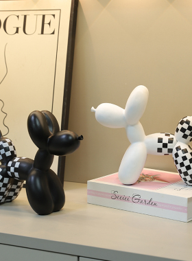 创意气球狗摆件网红装饰小摆设