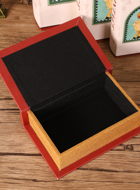 创意仿真书装饰收纳摆件