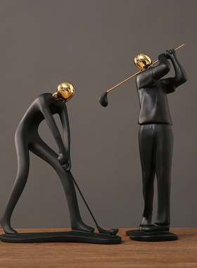 简约现代轻奢运动人装饰品摆件