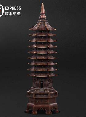 铜制文昌塔摆件客厅家居办公室玄关摆设开业乔迁礼品求升学