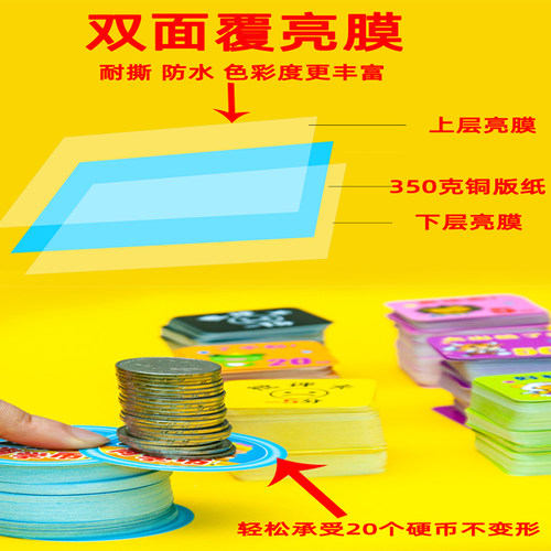 1000张！小学生积分币定制幼儿园儿童开学奖励币小学一二三四五六年级教师奖励学生的积分卡可定做图案LOGO - 图1