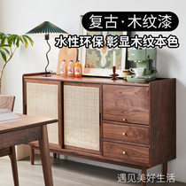 Walnuts Wood Color Renovated Change Color Wood Grain Lacquered Wood Cabinet Old Furniture Walnuts Wood Changing Wood Wax Oil Home Self-Brushed Varnish