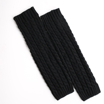 European and American Fan warm protection leg sleeves Long-style knitted warm foot cover heaps Sox wool sleeves Thickened Shoes Boots