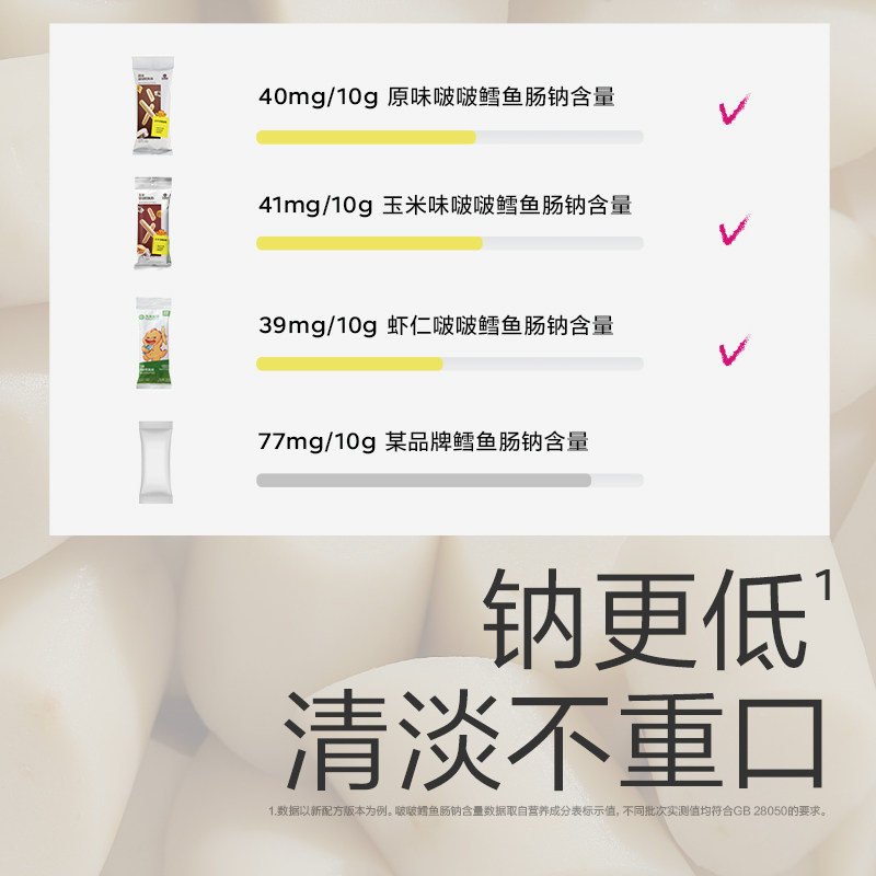 光合星球babycare鱼肠营养零食DHA鳕鱼肠健康儿童香肠无添加香精