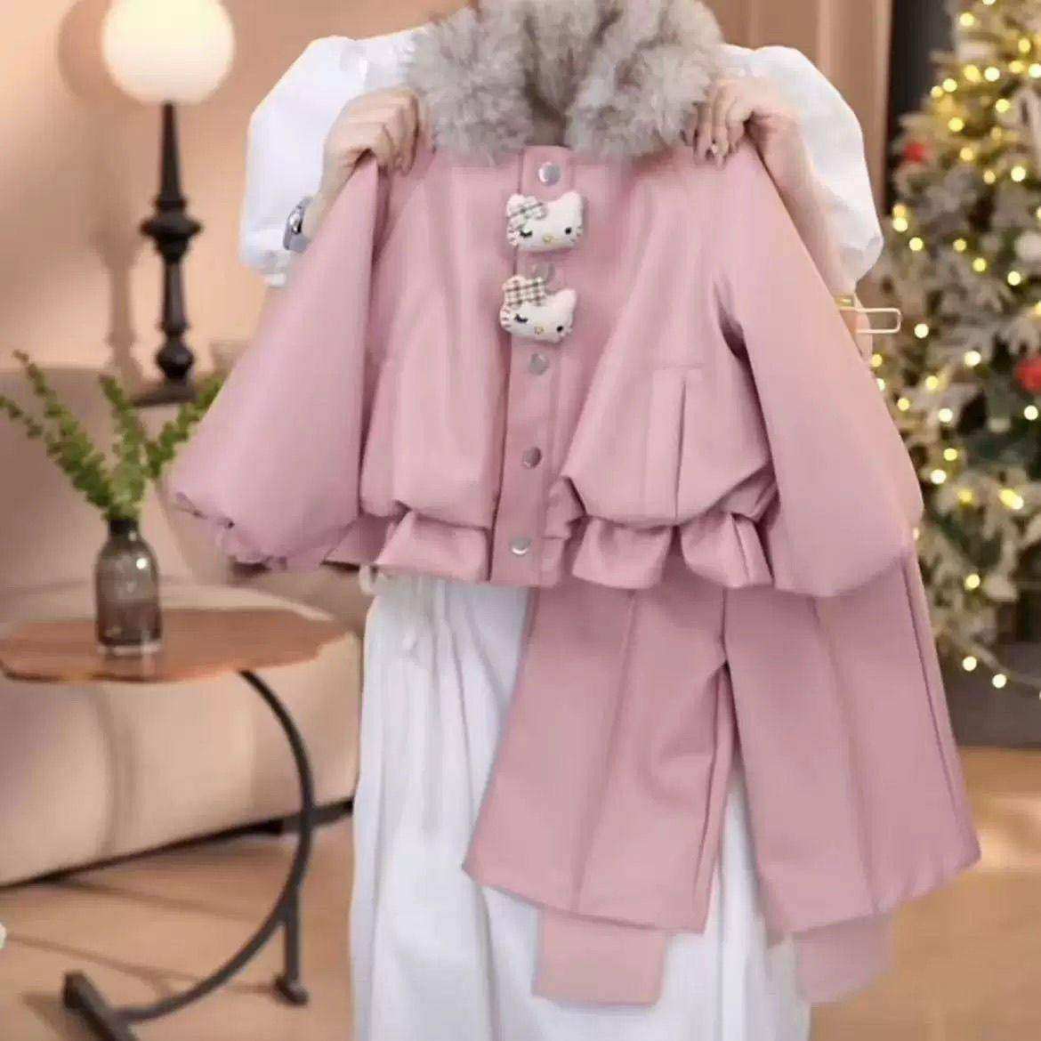 女童秋冬加绒加厚皮夹克皮裤两件套2025女宝宝防风保暖皮衣外套潮,淘宝优惠券,粉丝福利购,淘宝优惠卷