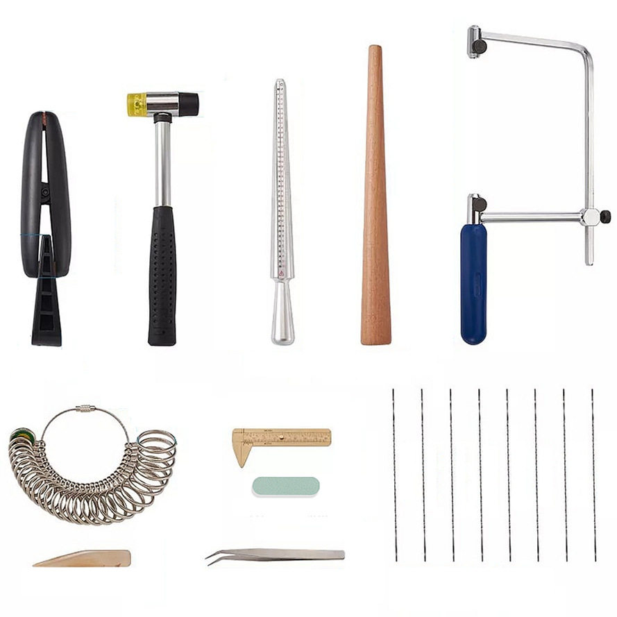 13-piece jewelry tool set, ring measuring ring tool, ring ring ring stick, jewelry polishing tool
