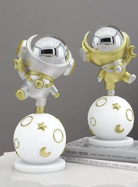 创意太空人宇航员小摆件客厅玄关电视柜酒柜装饰品家居办公室桌面