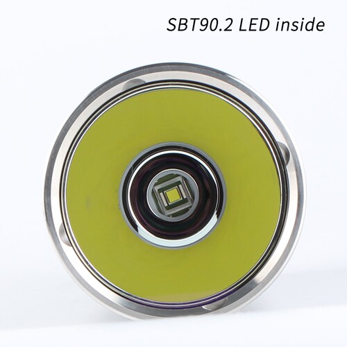 Convoy手电筒 4X18Aluminus SBT90.2,带温控充电口18650 射程1122 - 图1