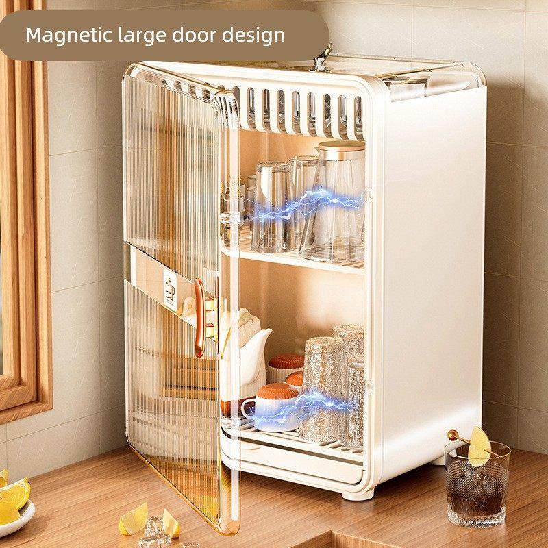 日本MUJIE防尘杯架置物架杯子水杯茶杯架子茶具咖啡马克杯收纳盒,淘宝优惠券,粉丝福利购,淘宝优惠卷