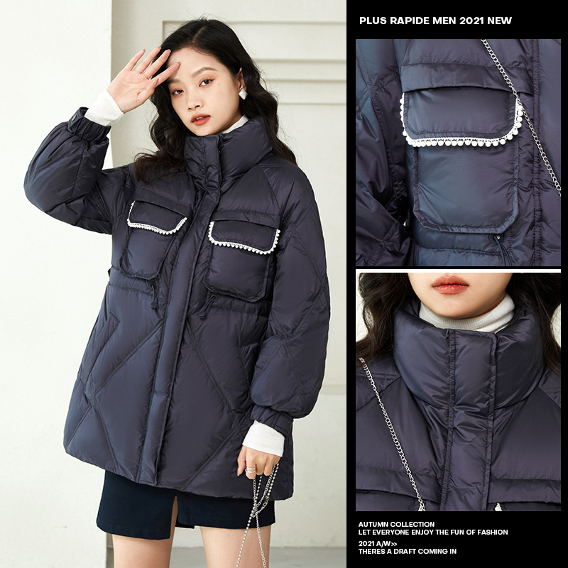 plus rapide冬季新女装时尚羽绒服 PLUSRAPIDE羽绒服