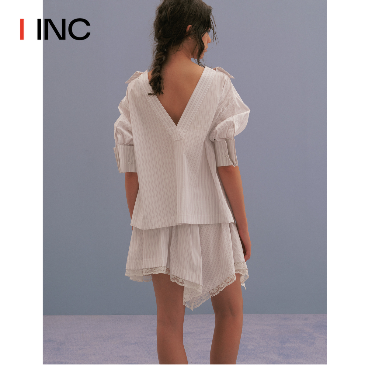 【MARCHEN设计师品牌】IINC 24SS新款晨间短款半身裙下装女-图1