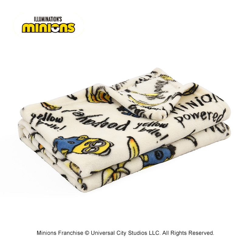 环球影业小黄人大眼萌印象满满法兰绒毯空调毯沙发毯午睡毯毛毯,淘宝优惠券,粉丝福利购,淘宝优惠卷