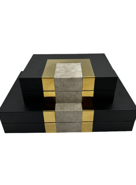 北欧风别墅样板间拼色轻奢装饰盒