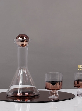 轻奢高档几何高级感金属软装饰品