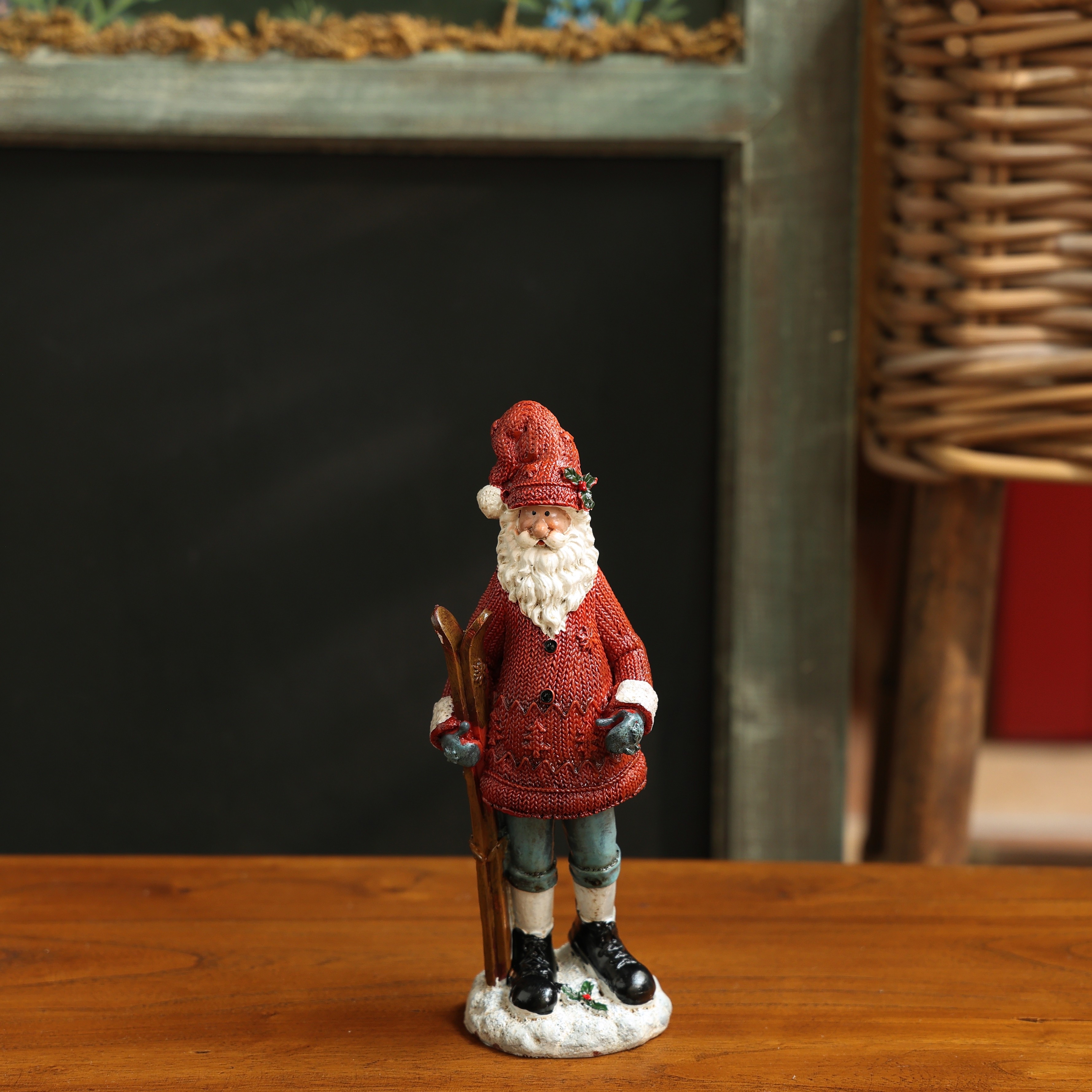 圣诞老人桌面摆件圣诞节氛围礼物树脂节日礼物工艺品家居装饰品,淘宝优惠券,粉丝福利购,淘宝优惠卷