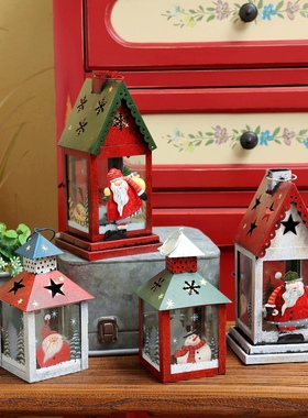 复古庭院圣诞装饰品铁艺美式