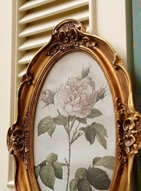 法式轻奢复古浮雕相框画框摆件