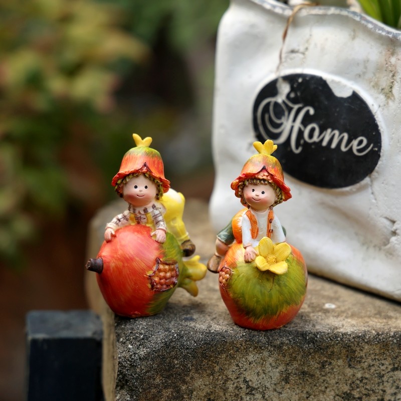 创意可爱水果情侣吊脚娃娃客厅卡通电视柜置物架玩偶家居装饰摆件,淘宝优惠券,粉丝福利购,淘宝优惠卷