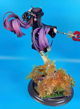 美少女系列 WF 2代 胡桃 战斗形态 雕像场景 模型 摆件盒装手办
