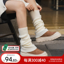 Snowy Boots Socks) Upper Leg Jacket Pure color Sox Autumn Winter Accessories Snowy Boots Heaps Stocking Socks Socks White Calf Socks