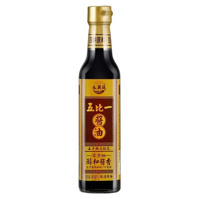 五比一（醇和酱香）古法酿造酱油调味品0添加合江传统零添加酱油