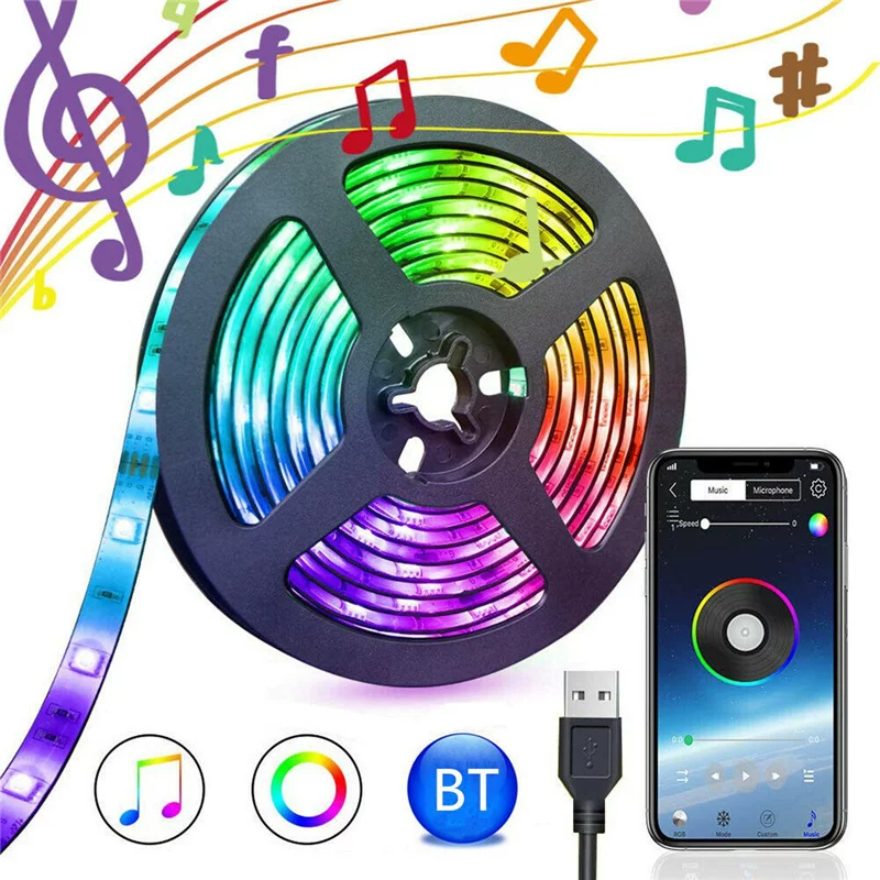 Умная лампа, световая лента, набор, LED-лампа, ноутбук, Bluetooth