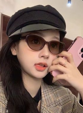 时尚猫眼墨镜网红爆款女士遮光墨镜通用防紫外线太阳眼镜女款