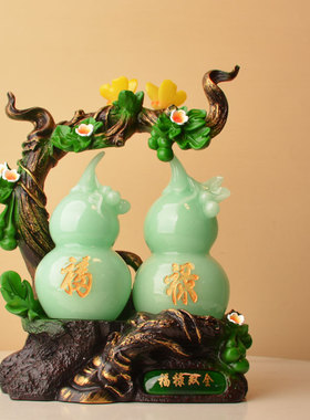 新中式玄关葫芦风水摆件家居客厅电视柜酒柜装饰品创意送礼礼物
