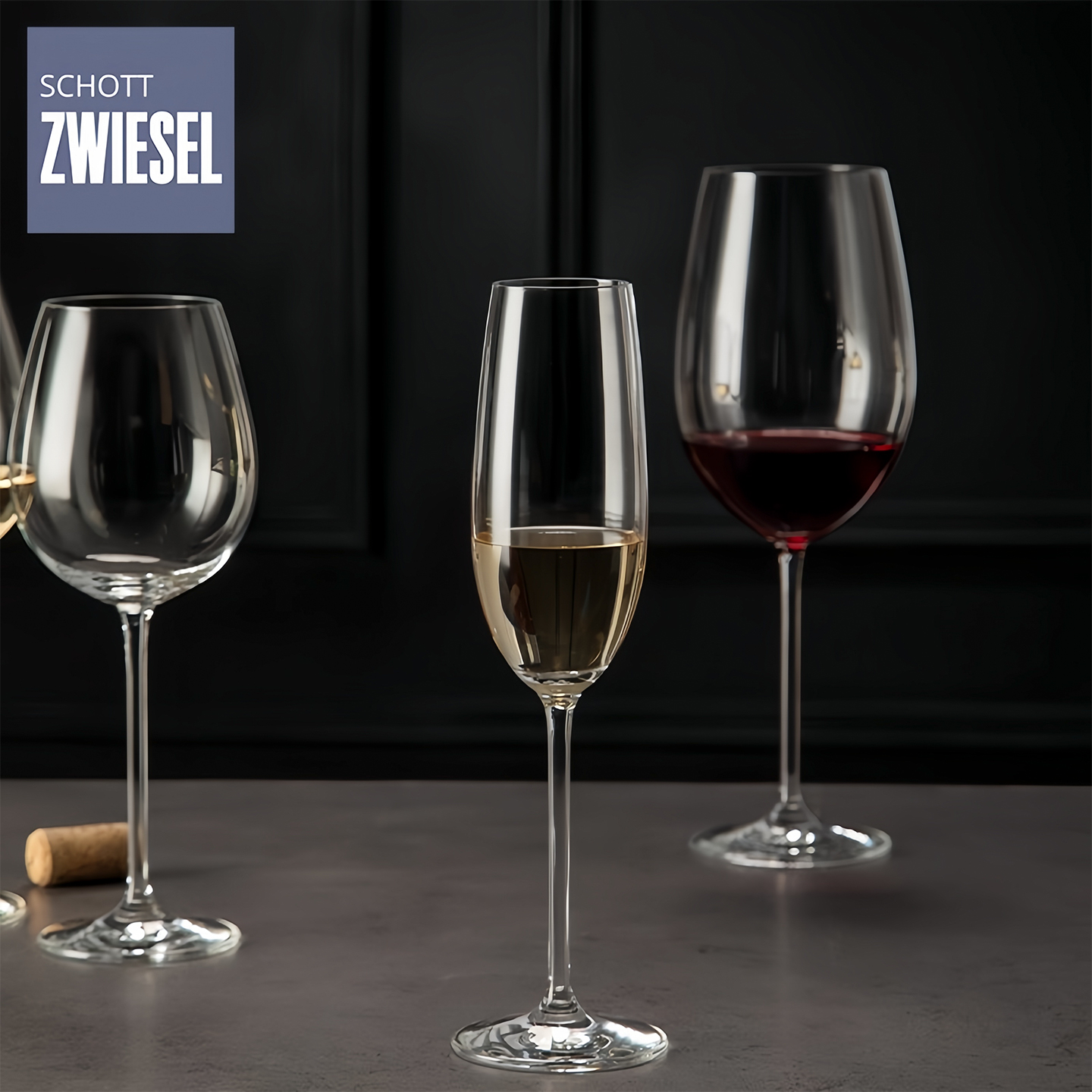 新品德国进口schott zwiesel肖特水晶红酒杯高脚白葡萄酒杯香槟杯 - 图0