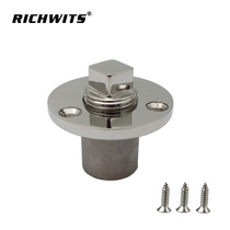 Stainless steel 316 round wire plug Yacht Cabin Embolism Choke Plug Stern Water Outlet Drain Valve Drain
