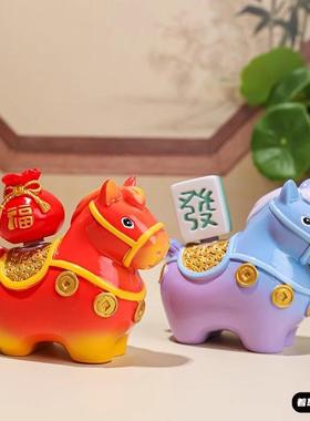 2026吉祥物唐三彩办公区桌面祝福