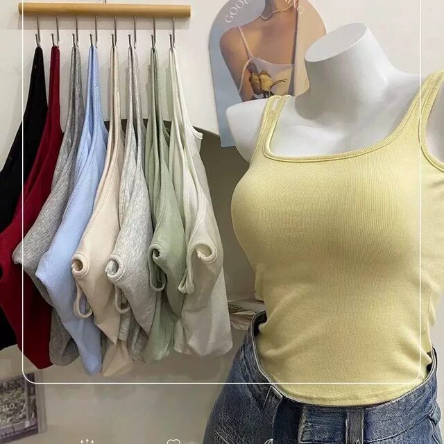 2026 Dopamine outer vest ຮູບແບບໃຫມ່ sling ແບບເກົາຫລີ