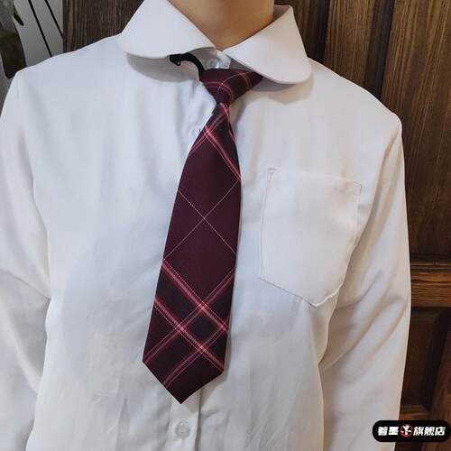 儿童领带男童女童宝宝西装礼服校服幼儿园可调节衬衫免系小孩配饰 - 图0
