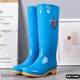 Женские нескользящие резиновые сапоги, удобные длинные весенне-осенние сапоги из ЭВА.