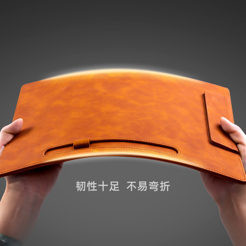 a4文件夹板皮质磁吸会议垫板夹2024年新款商务文件夹纸垫板资料夹支持定制可刻字印logo多功能垫板夹签字夹板