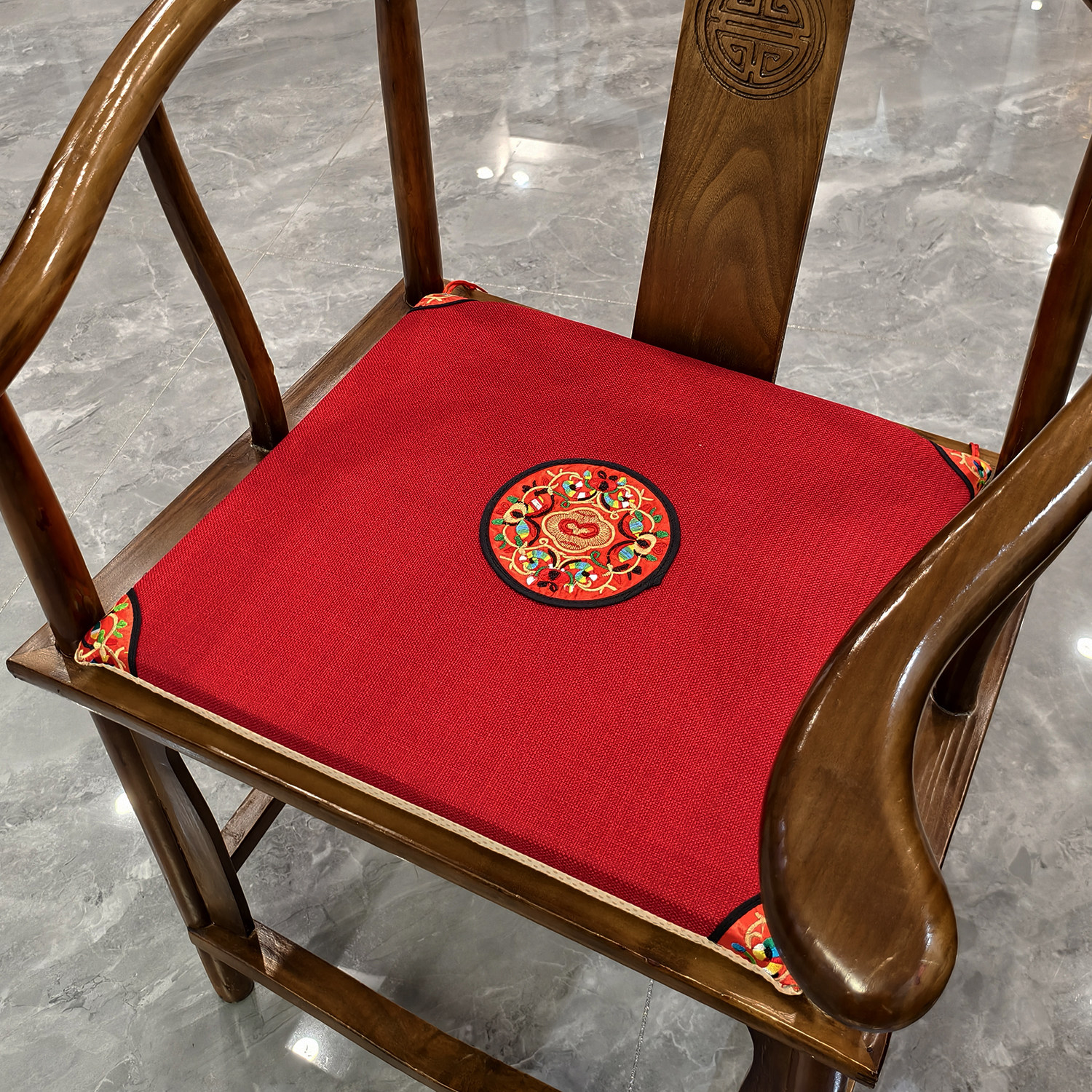新中式红木椅子坐垫实木沙发垫圈椅坐垫茶椅垫座垫加厚防滑家用,淘宝优惠券,粉丝福利购,淘宝优惠卷