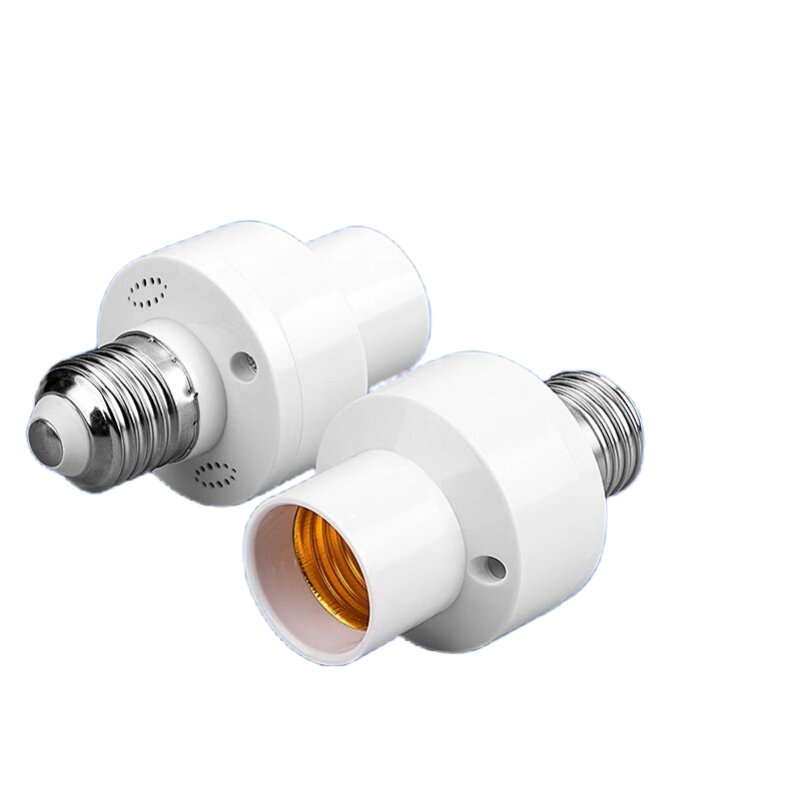 人体智能雷达感应灯头E27螺口灯座家用楼道车库照明灯LED节能微波,淘宝优惠券,粉丝福利购,淘宝优惠卷