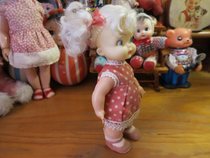 Glow Ancient Residence Old Toys Old Dolls Shanghai 7080 Classic Collection Antique National Goods Rubber Plastic Film and TV props