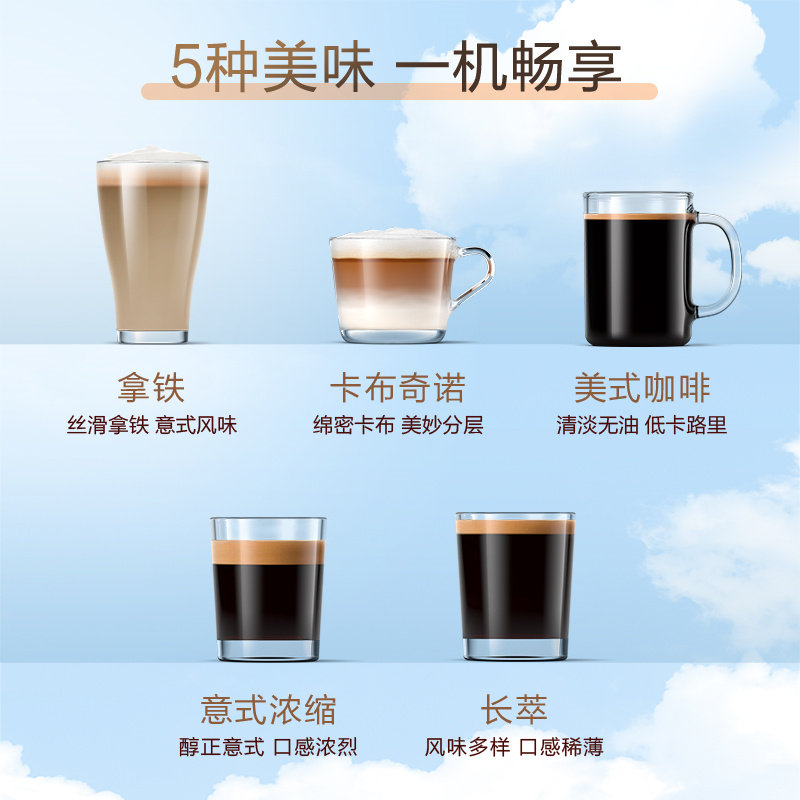 飞利浦意式全自动云朵咖啡机一体机 飞利浦电器咖啡机